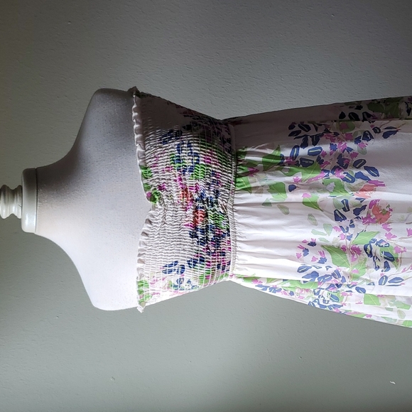 Plum Pretty Sugar Smocked Bandeau Maxi Dress Large XL - Picture 3 of 6